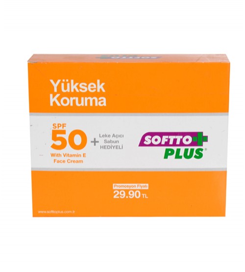 SPF 50 Vitamin E'li Yüz Bakım Kremi